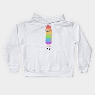 Rainbow Pickle Tina Kids Hoodie